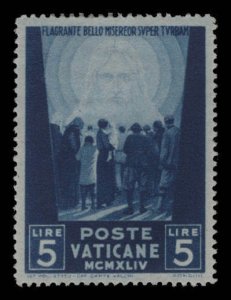 Vatican City Scott #101 OG MH eGRADED With Certificate Gem 100