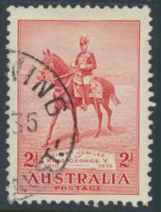 Australia SC# 152  SG 156 Used  Silver Jubilee see details & scans