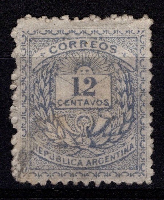 Argentina 1882 Republica Argentina Definitive, 12c [Used]