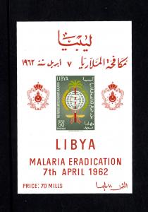 Libya - 1962 - SC 219 - NH - Souvenir Sheet - WHO Malaria Drive