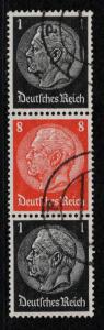 Germany Scott # 415 (2), 420, used, se-tenant, Mi# S136