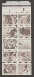 U.S. Scott #1889a American Wildlife Stamps - Mint NH Booklet Pane