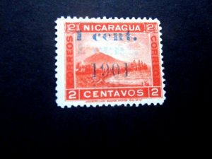 Nicaragua Overprint, #122, Error Double Overprt,1901,No postal use, dealer print