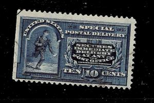 US 1888 Sc# E 2  10 c Special Delivery NSE USED  Light Cancel