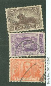 New Zealand #168-170 Used