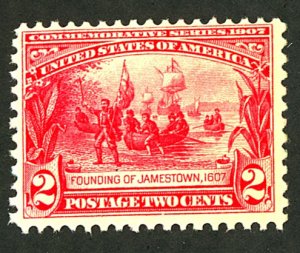 U.S. #329 MINT OG LH