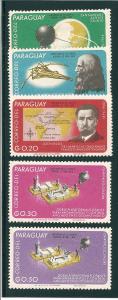 Paraguay 959-963 Mint VF LH to sm HR