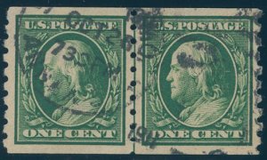 US Scott #392LP Used, VF/XF, PSAG (Graded 85)