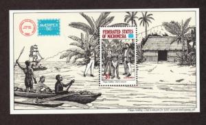 Micronesia # C25 Mint S/S AMERPEX86!