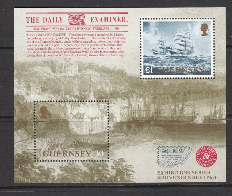 Guernsey 1997 Pacific No.4,  Miniature Sheet,  Superb Mint NHM