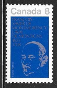 Canada 611: 8c François-Xavier de Montmorency-Laval de Montigny , MNH, VF