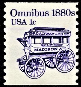 US 1897 MNH VF  1 Cent Omnibus 1880's