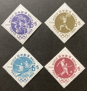 Japan 1961 #b28-31, 1964 Olympics, MNH.