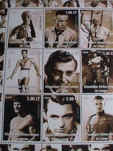 ​CONGO STAMP:2000 FAMOUS HOLLYWOOD MOVIES EVENTS STAMPS MNH FULL SHEET VF