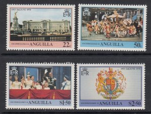 Anguilla 315-8 QEII Coronation mnh