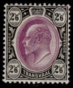 SOUTH AFRICA - Transvaal EDVII SG253, 2s 6d magenta & black, M MINT. Cat £21.