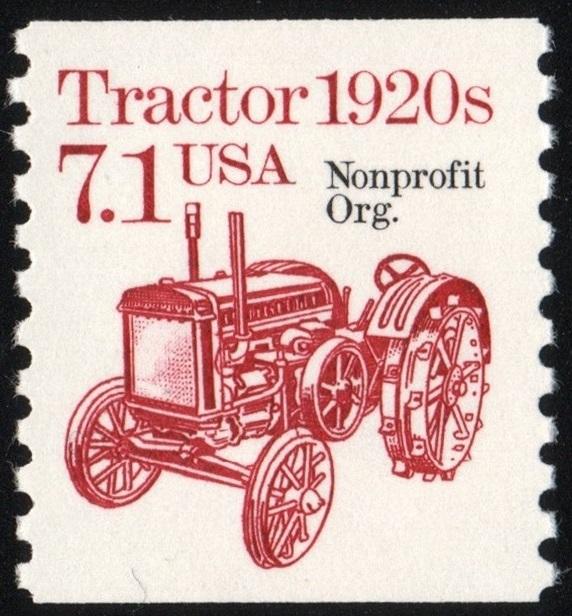 SC#2127a 7.1¢ Tractor Precancel Coil Single (1987) MNH