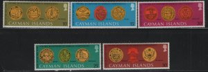 CAYMAN ISLANDS  372-376  MINT HINGED  SET