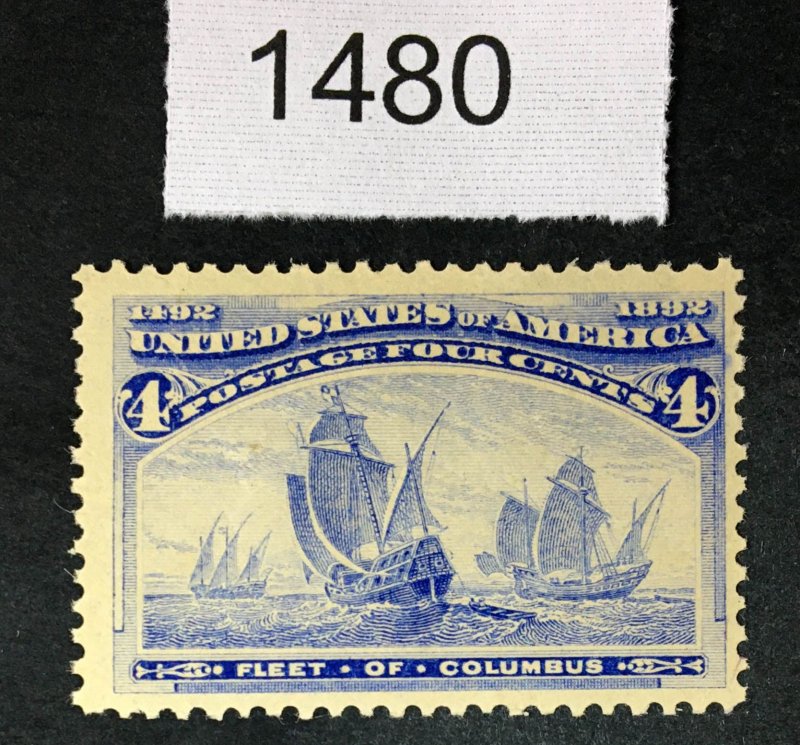 US #233 MINT OG NH $150 LOT #1480