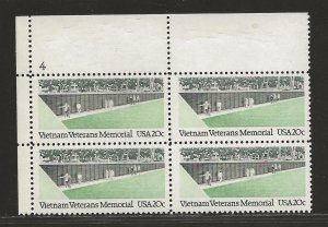 UNITED STATES SC# 2109  PL B/4  VF/MNH