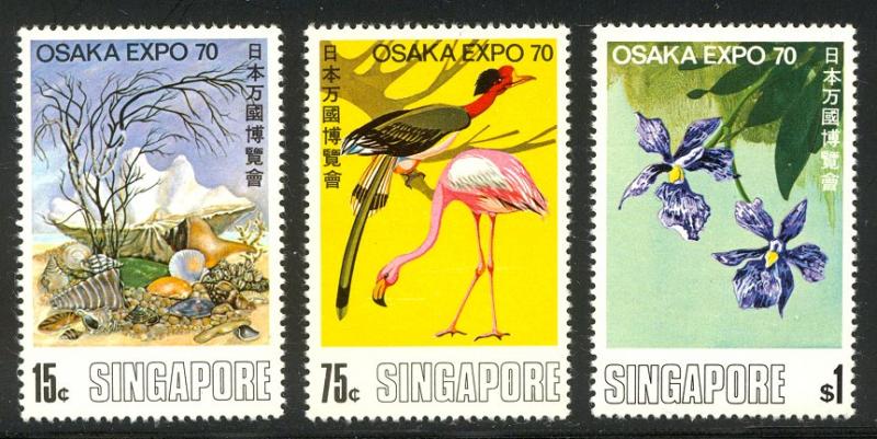 HALF-CAT BRITISH SALE: SINGAPORE #112-15 Mint NH