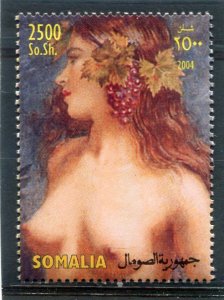 Somalia 2004 GEORGE APPERLEY Nudes Paintings 1 value Perforated Mint (NH)