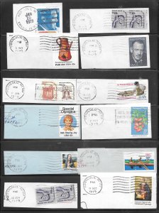 Just Fun Page #251 HONOLULU HAWAII Mixture POSTMARKS & CANCELS Collection / Lot