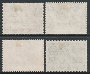 Malaya Pahang Scott 46/49 - SG49/52, 1949 UPU Set used