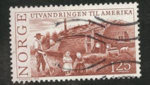 Norway Scott 658 used stamp 1975 