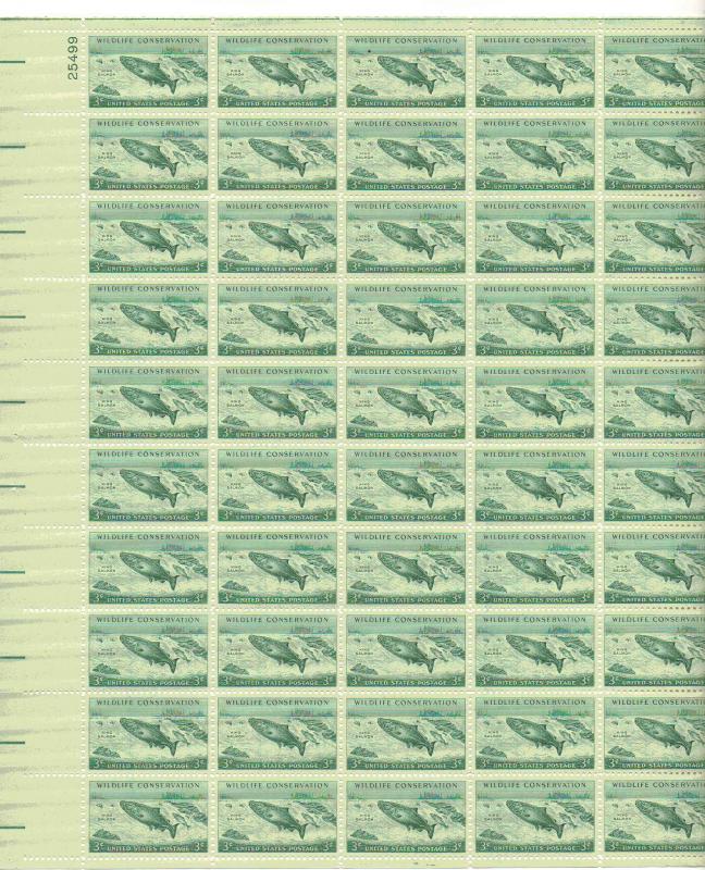 US 1079 - 3¢ King Salmon Unused