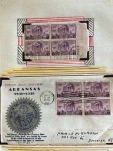 United States 782 First Day Cover and Plate Block (OGNH)