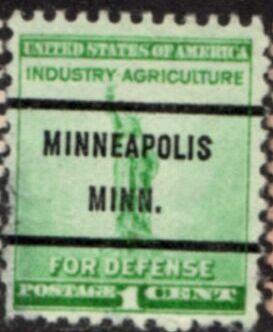 US Stamp #899x71 - Statue of Liberty - Defense Issue Precancel