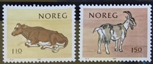 Norway 1981 #779-80 MNH. Milk producers