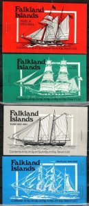 Falkland Islands Stamp 260, 262, 264, 265, 269  - Ships