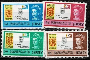 JERSEY 1969 INAUGURATION OF JERSEY POST OFFICE MNH