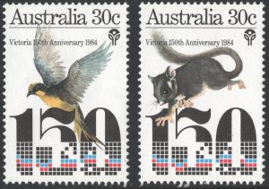 Australia SC#940-941 30¢ 150th Anniversary of the First Settlement (1984) MLH