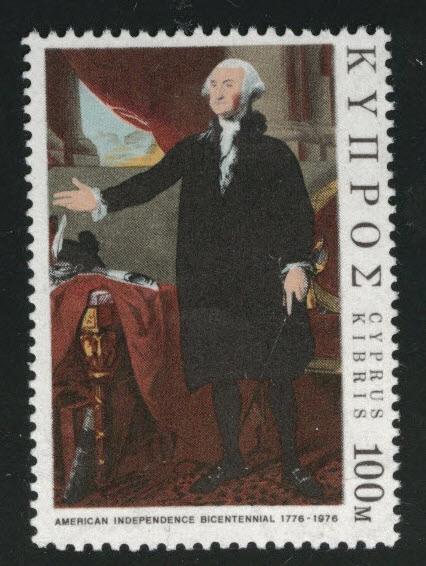 Cyprus Scott 464 MNH** 1976  US bicentennial George Washington