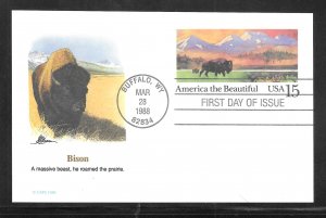 Just Fun Postal Card #UX120 FDC FLEETWOOD (my1073)