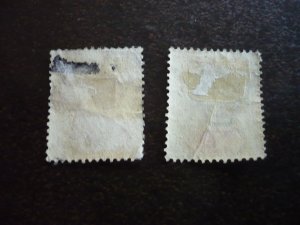 Stamps - St. Lucia - Scott# 51,58 - Used Part Set of 2 Stamps