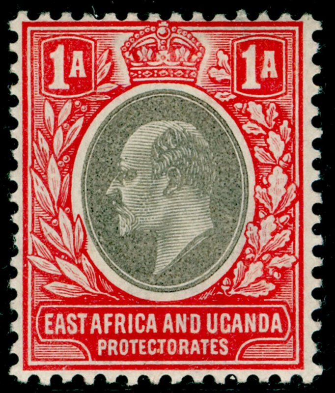 EAST AFRICA and UGANDA SG2, 1a grey & red, M MINT. WMK CA