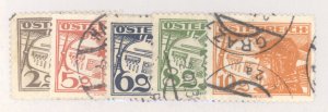 Austria, Scott #C12-16, Used