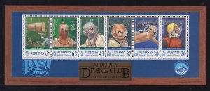 Alderney 1998 - Dive Club NHM Miniature Sheet  superb Unmounted mint