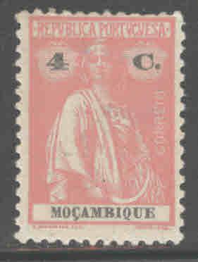 Mozambique Scott 190 MH* Ceres issue p12.x 11.5 thinned
