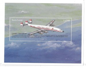 Sierra Leone 1997 Airplane Airliners Lockheed S/S Sc 2081a MNH C13