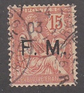 France # M2, Military Stamp Overprint, Used, 1/3 Cat.