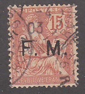 France # M2, Military Stamp Overprint, Used, 1/3 Cat.