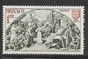 Monaco 264: 1f Judgement of St. Devote, MH, VF