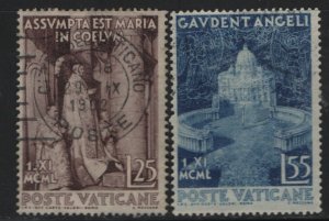 VATICAN CITY,   143-144   USED