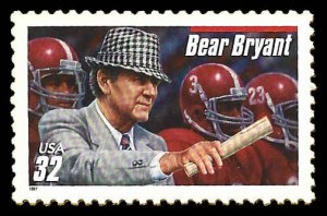 3148 Bear Bryant MNH single