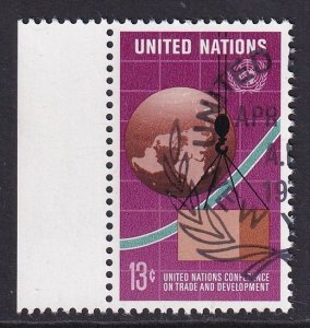 United Nations  New York  #274 cancelled 1976 trade and development 13c